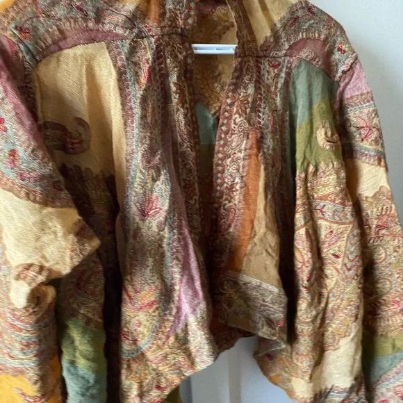 Linen boho jacket - Picture 2 of 3